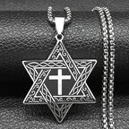 Star of David Solomon Necklace — Stainless Steel