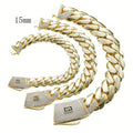 Cuban Chain Gold Iced Out 12/15/20MM Necklace