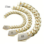 Cuban Chain Gold Iced Out 12/15/20MM Necklace