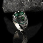 New Men's Ring Personalised Wrap Wrapped Around Simple Retro Style Punk European and American Classic Trend Party