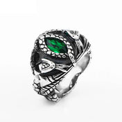 Vintage Snake Stainless Steel Ring