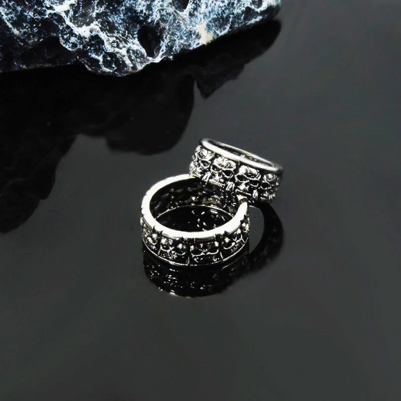 Skull Head Ring — Gothic Punk