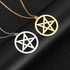 Gothic Satan Goat Stainless Steel Pendant Necklace