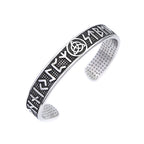 Vintage Nordic Viking Compass Bracelet Punk 316L Stainless Steel Vikings Rune Men Bangles Biker Amulet Jewelry Gift