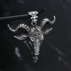 Viking Black Pendant Vintage Bull Head Animal