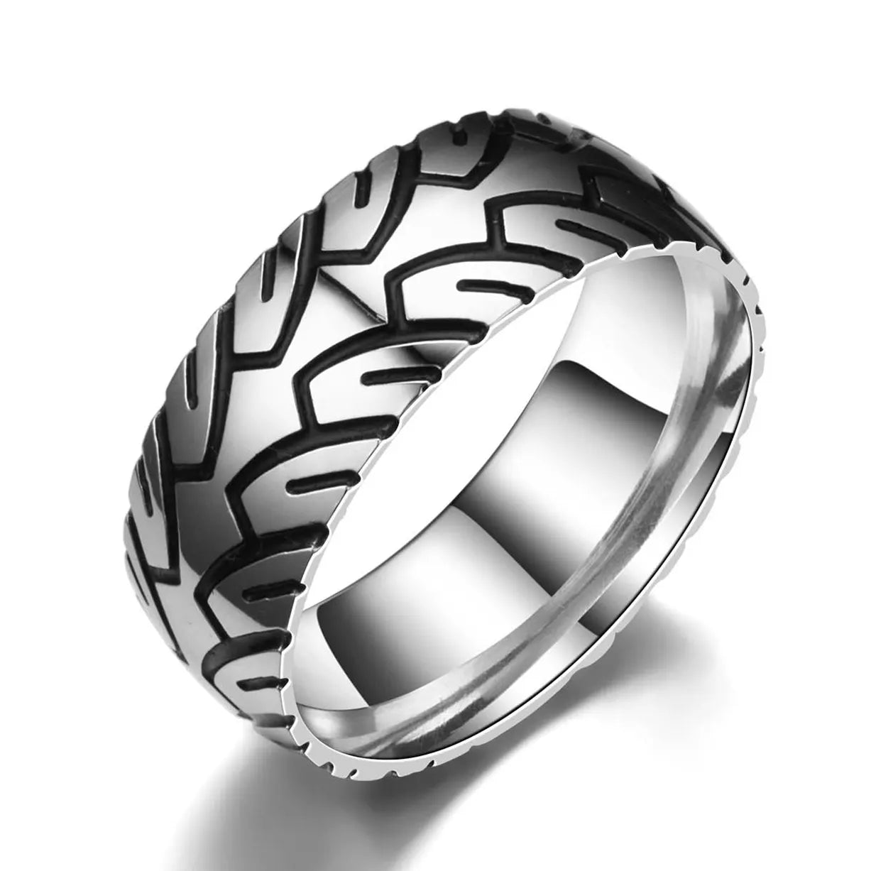 Vintage 316L Stainless Steel Ring for Men And Women Never Fade Power Lucky Mantra Ring