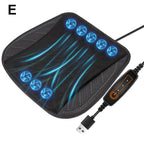 Universal Car Seat Summer Cool Air Seat Cushion With 8/5 USB Fans Fast Blowing Ventilation Seat Cooling Refrigerated