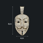 Men Women Hip Hop Big Dollar Sign Cross Pendant With 15mm Rhombus Cuban Chain Iced Out Bling Necklaces Fashion Charm Jewelry