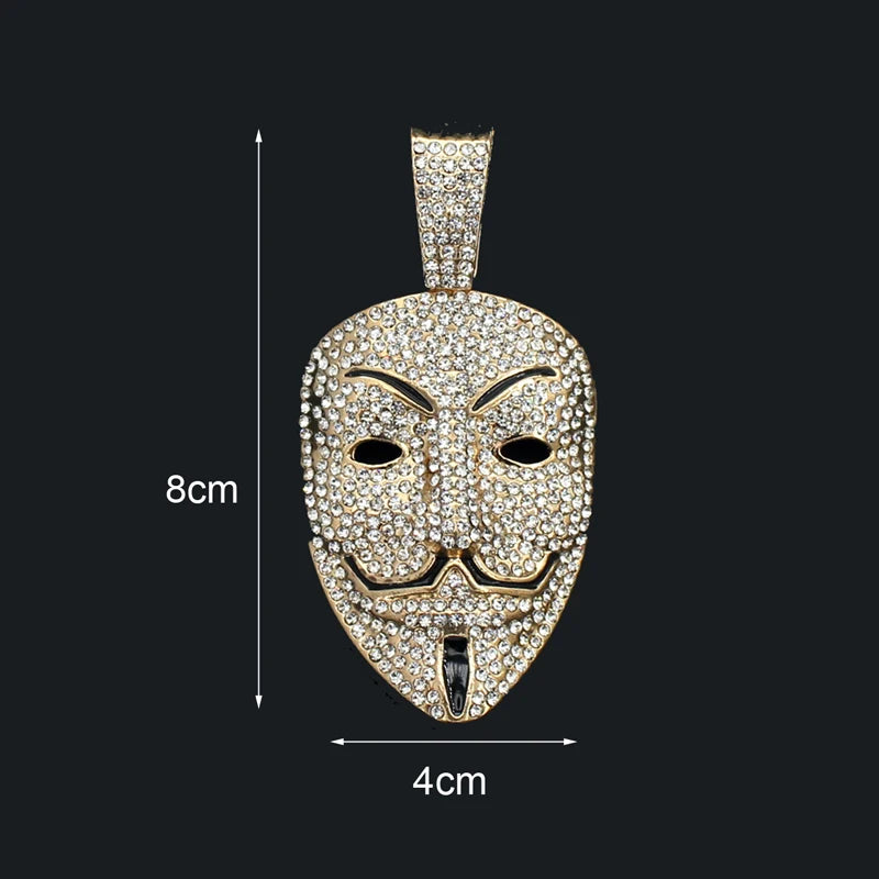 Men Women Hip Hop Big Dollar Sign Cross Pendant With 15mm Rhombus Cuban Chain Iced Out Bling Necklaces Fashion Charm Jewelry