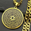 Hexagram Pendant Necklace — Gold