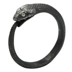 Articulated Snake Ring — Black