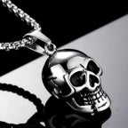 Retro Skull Pendant Necklace — Gothic