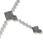 THE BLING KING Full Paved Iced Out Bling New In Cubic Zirconia HipHop Jewelry 4 Cross Bead Chain Necklace for Women Men