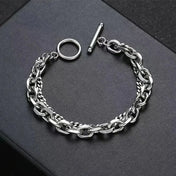 Cuban Link Stainless Steel Bracelet Ot Buckle