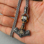Viking Vegvisir Compass Pendant — Stainless Steel