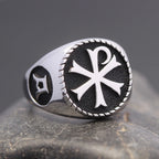 Christian Orthodox Cross Ring — 925 Silver
