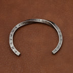Mobius Rune Cuff Bracelet — Stainless Steel