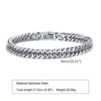 Miami Cuban Link Bracelet — Stainless Steel