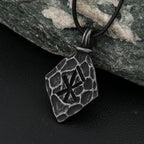 Compass Viking Steel Pendant Vintage Nordic