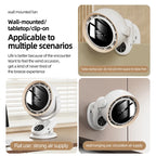 Circulating Clip Fan 4000 mAh Large Capacity Rechargeable Mini Desktop Fan With Remote Control Table Fan With Night