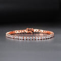 Iced Out Tennis Bracelet — Stainless Steel