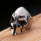 Spartan Helmet Steel Ring Vintage High Polished