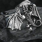 New Design Skull Crow Skull Ring Woodpecker Bird Men's Ring Punk Stylish Jewelry