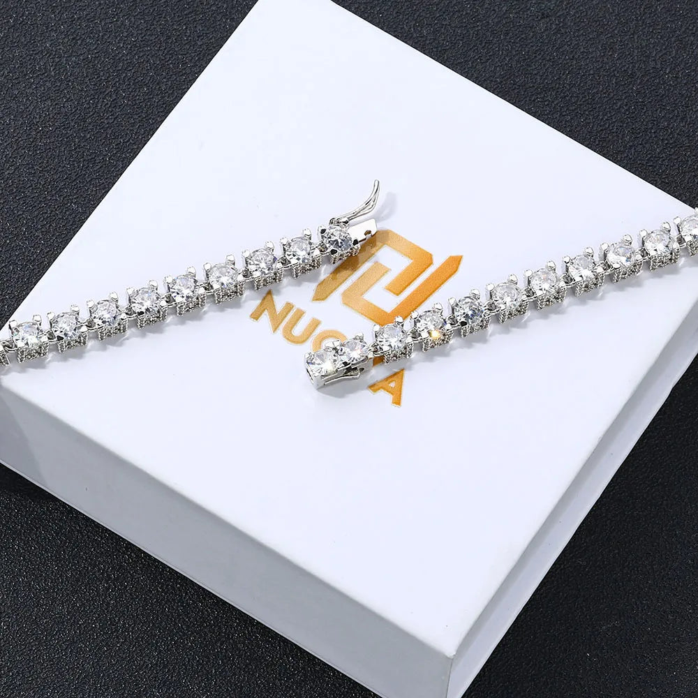 Tennis Bracelet Stainless Steel 6MM Iced Out