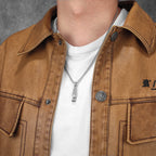 Barber Shaver Pendant Necklace Stainless Steel