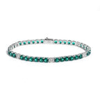 Silver 925 Moissanite Tennis Bracelet Iced Out