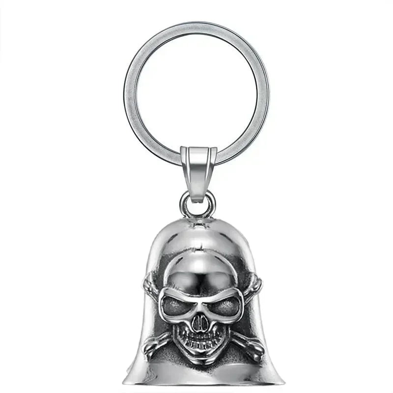 Norse Gods Odin Celtic Knot Motorcycle Bell Necklace Men's Punk Riding Rock Lucky Exorcism Amulet Jewelry