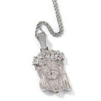 UWIN Big Religious Jesus Pendant Necklace Full Iced Out Cubic Zircon Pendant Charms Fashion Hip Hop Jewelry for Men