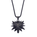 Vintage Punk Wolf Head Pendant Necklace For Men Boys Hip Hop Biker Jewelry Geralt of Rivia Slavic Viking Necklaces