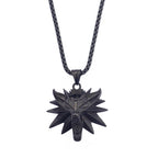 Vintage Punk Wolf Head Pendant Necklace For Men Boys Hip Hop Biker Jewelry Geralt of Rivia Slavic Viking Necklaces