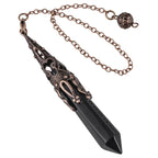 Stone Black Pendant Necklace