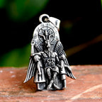 Anubis Stainless Steel Pendant Necklace