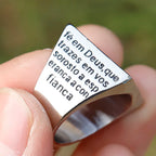 Vintage Knight Design Signet Ring — Stainless Steel