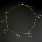 Canary Islands Map Choker Necklace — Stainless Steel