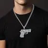 Fashion 18K Golden Plated Hip Hop Rock Necklace Stainless Steel US Dollar Money Sign Pendant Necklace Mens Women