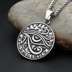 Horus Eye Steel Pendant 316L Ancient Egyptian