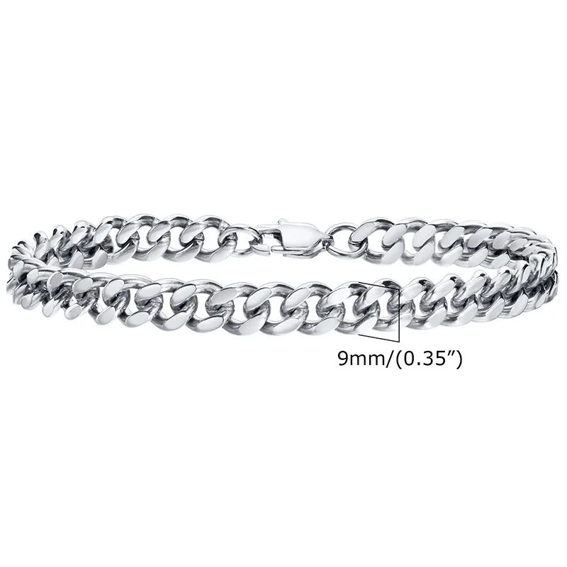 Miami Cuban Link Bracelet — Stainless Steel