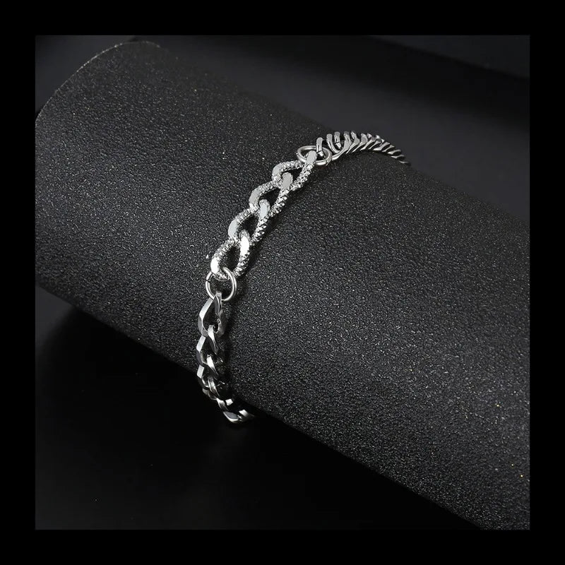 Minimal Bar Bracelet — Stainless Steel