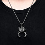 Scorpion Pendant Necklace — 316L Stainless Steel