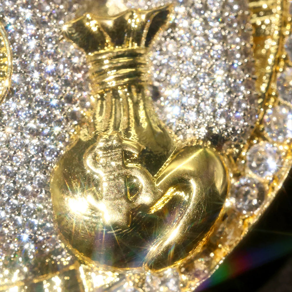 Iced Out Goat Figaro Cuban Chain Necklace — Copper Alloy