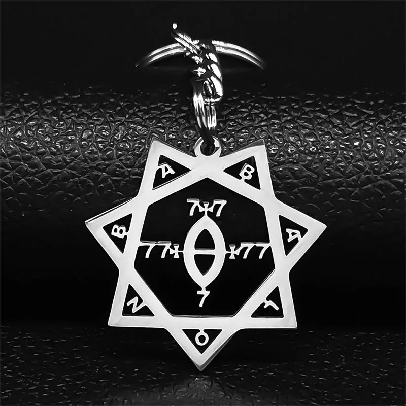 Silver Statement Pendant Necklace — Stainless Steel