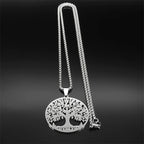 Tree of Life Pendant — Stainless Steel