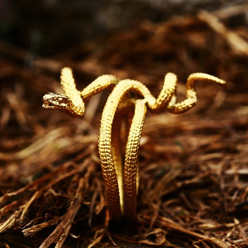 Beier 316L Stainless steel Animal Unique Cools snake men and women ring fashion high quality gift BR8-703