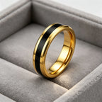 10MM Wide Trendy Stainless Steel Ring For Woman And Man Valentine's Day gift