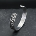 Valknut Cuff Bracelet — Stainless Steel