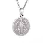 Orthodox Cross Stainless Steel Pendant Necklace